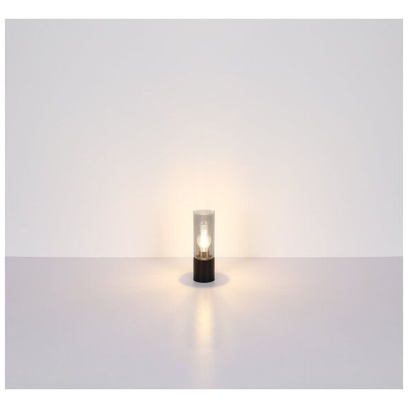 Table lamp GLOBO ANNIKA, 1xE27, 25W, 230V, cable 1.5m, metal, black color, o9x30cm
