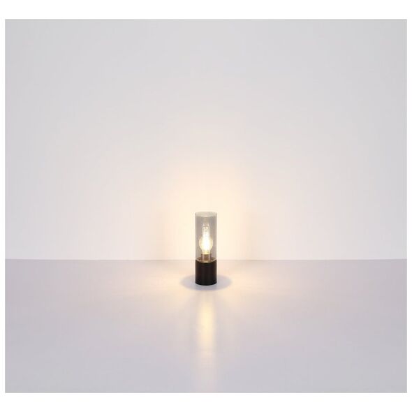 Table lamp GLOBO ANNIKA, 1xE27, 25W, 230V, cable 1.5m, metal, black color, o9x30cm