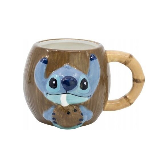 Disney Stitch - Kubek ceramiczny 3D w pudełku prezentowym z kolekcji Coconut 325 ml