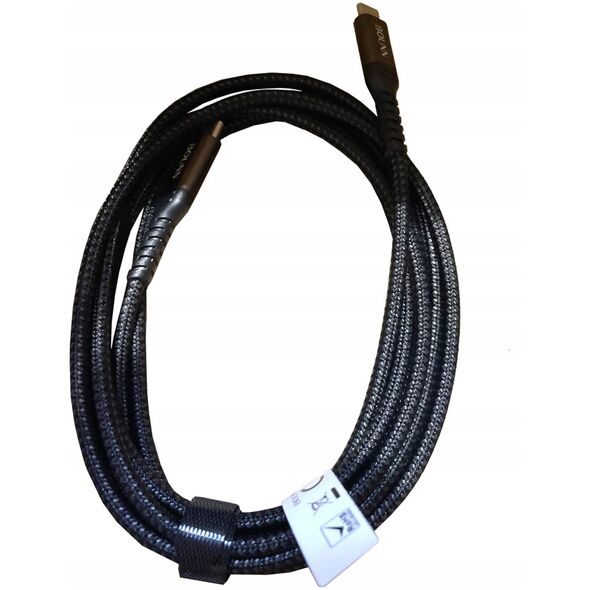 Kabel USB-C szybkie Åadowanie | 2m | PD60W 2x USB-C | nylon oplot