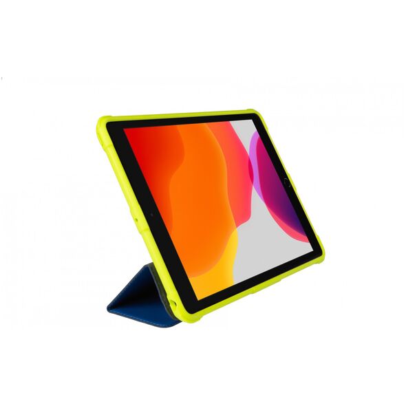 Etui na tablet Gecko Pokrowiec do tabletu Apple iPad (2019/2020) Super Hero niebiesko-zielony