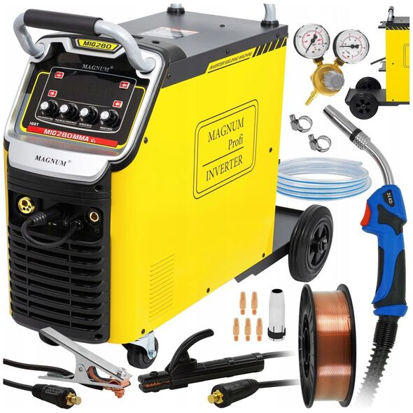 Sourcing SEMI-AUTOMATIC SPAW.INV. MIG-280 MMAV2 IGBT 4x4, 300A/60% 400V, MB24/5, GP50, MIT, KABLE MMA, D300, W16P5