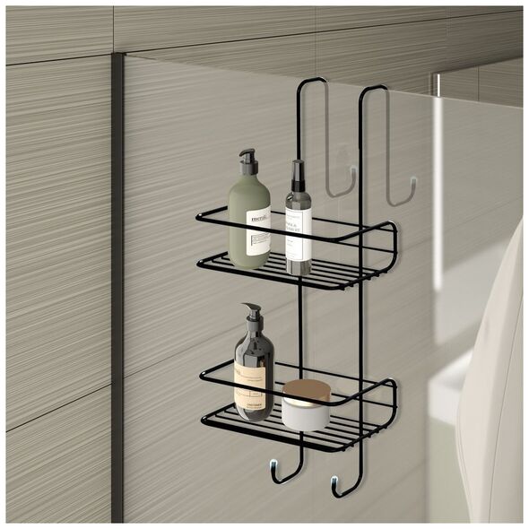 Koszyk prysznicowy Gedy TITO SHOW CADDY HANG 2 BASK 22X24X49 BL