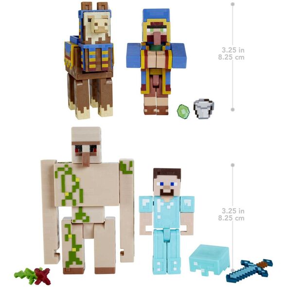 Figurka Mattel MINECRAFT FIGURKA PODSTAWOWA 2PAK AST GTT53 WB4