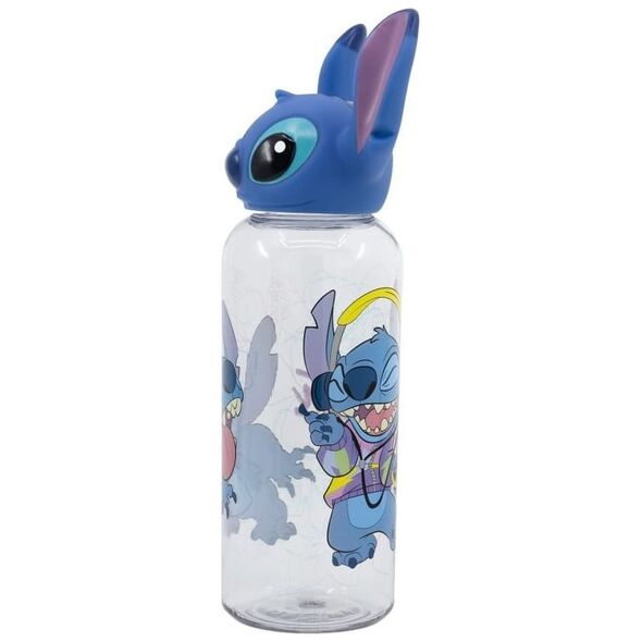 Disney Stitch - Butelka 560 ml z zakrętką 3D z kolekcji Flowers