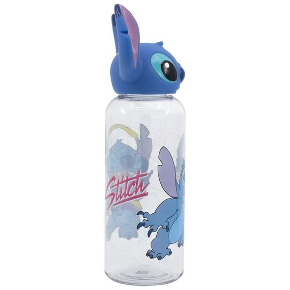 Disney Stitch - Butelka 560 ml z zakrętką 3D z kolekcji Flowers