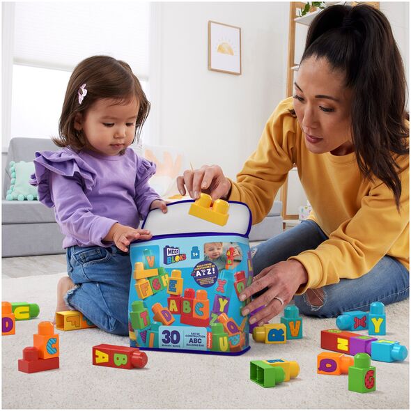 Mega bloks kaladėlių rinkinys ABC (30 det.)