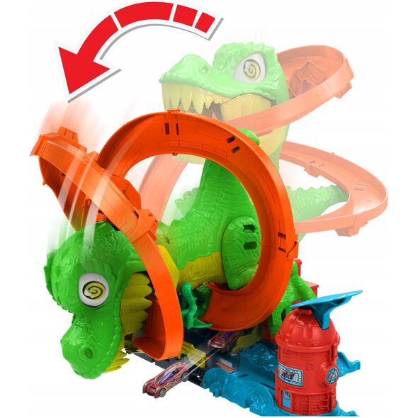 Mattel HW rinkinys „Dinozauras gaisrinėje“ (JBM73)