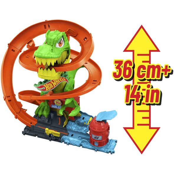 Mattel HW rinkinys „Dinozauras gaisrinėje“ (JBM73)