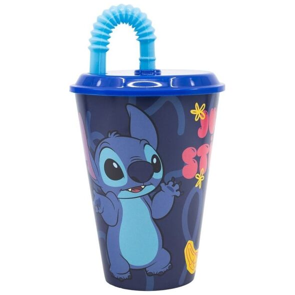 Disney Stitch - Kubek ze słomką z kolekcji Palms 430 ml