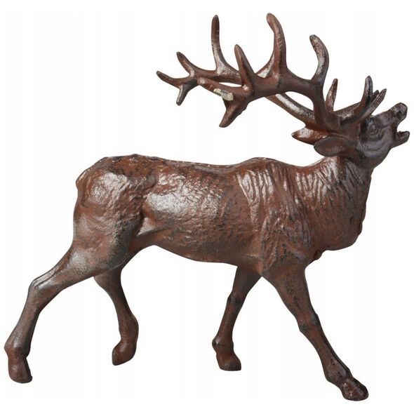 DECOR DEER CAST IRON MIX16.9X13X23.4CM