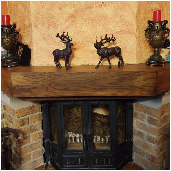DECOR DEER CAST IRON MIX16.9X13X23.4CM