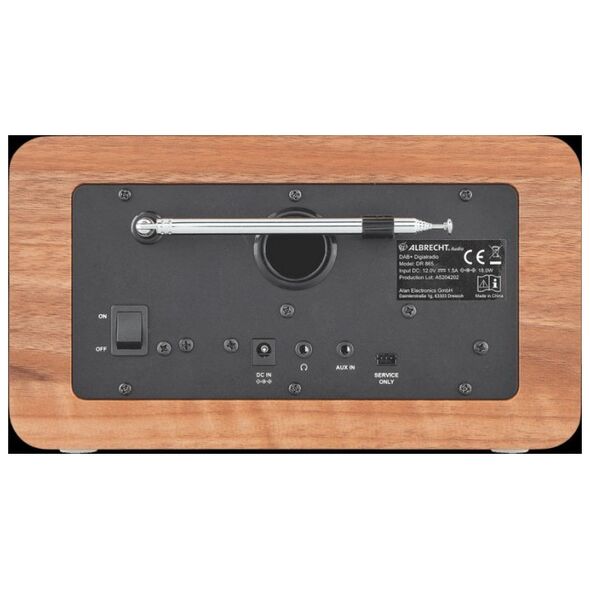 Radio Albrecht Albrecht DR 866 Senior Digitalradio Holz-Schwarz 13941208 4032661278661