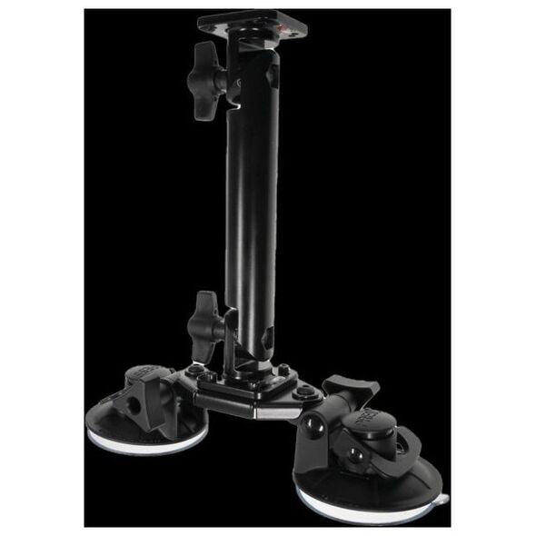 Brodit Dual Suction Cup Mount with Base Mount 8''