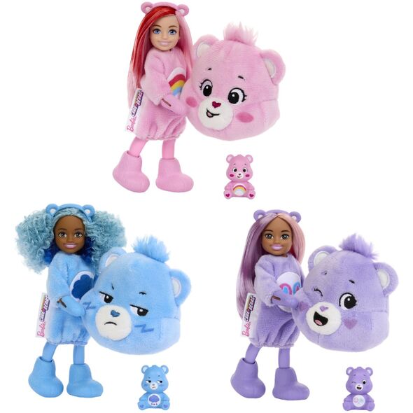 Barbie Chelsea Cutie Reveal Care Bears Surprise Set (JCN97)