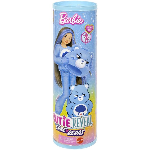 Barbie Cutie Reveal Care Bears Surprise Set Grumpy Bear (JCN96)