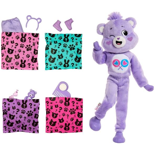 Barbie Cutie Reveal Care Bears Surprise Set Share Bear (JCN94)