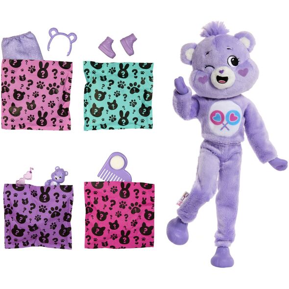 Barbie Cutie Reveal Care Bears Surprise Set Share Bear (JCN94)