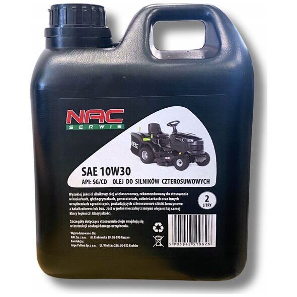 NAC LAWNMOWER OIL 10W30 2L 4-STROKE