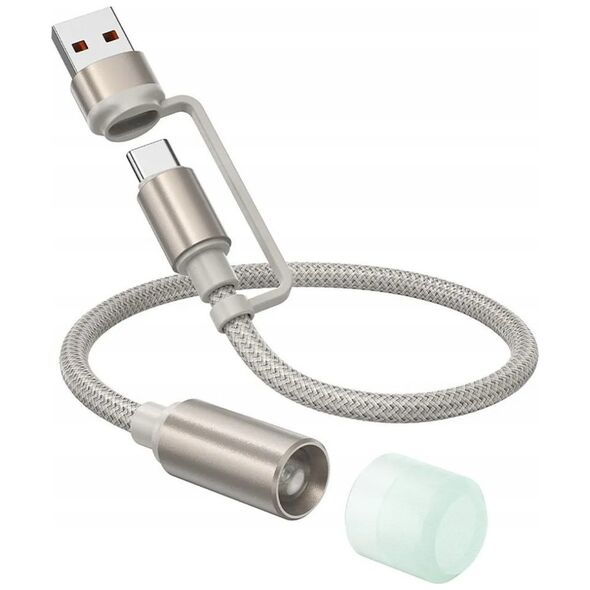 HOCO kabel USB A / Typ C do LED light UA38C złoty