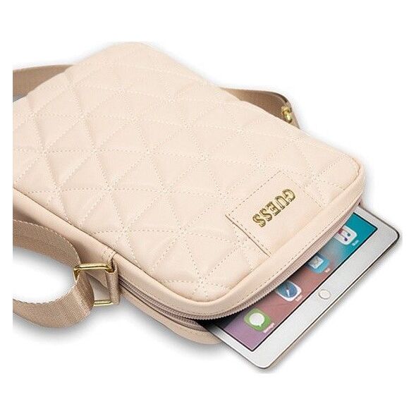 Etui na tablet Guess Guess Torba GUTB10QLPK 10" różowa/pink Quilted Tablet Bag