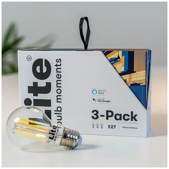 Lite Bulb Moments Lite bulb Moments Έξυπνος λαμπτήρας, E27, 6W, 2700-6500K, 3 πακέτο 10159582 5714948000095