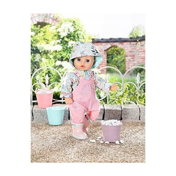 Zapf ZAPF Creation Baby Annabell rain set 43cm, doll accessories (overalls, raincoat and boots)