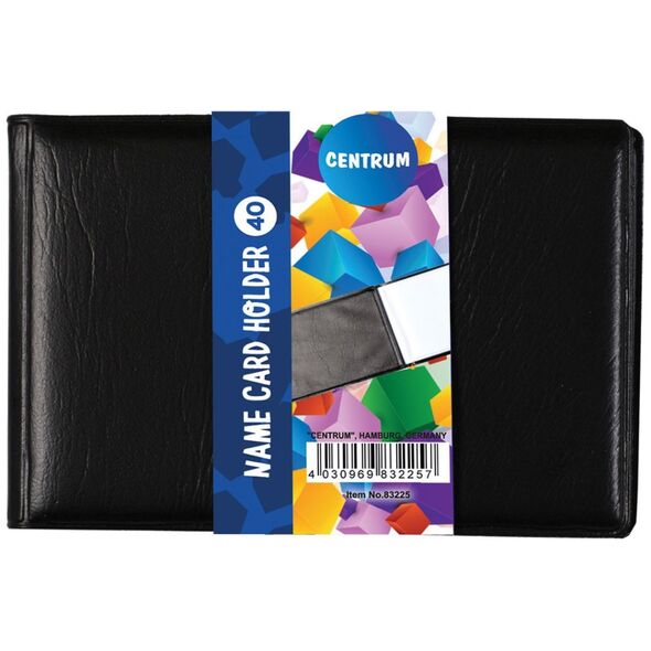 Centrum θήκη επαγγελματικής κάρτας CENTRUM 83225 μαύρο PVC 40 τεμ 10382361 4030969832257