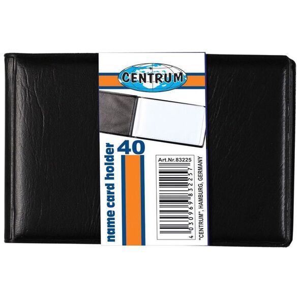 Centrum θήκη επαγγελματικής κάρτας CENTRUM 83225 μαύρο PVC 40 τεμ 10382361 4030969832257