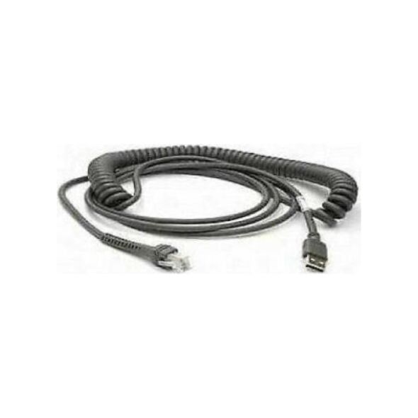 Datalogic Cable, USB, Type A, Coiled,