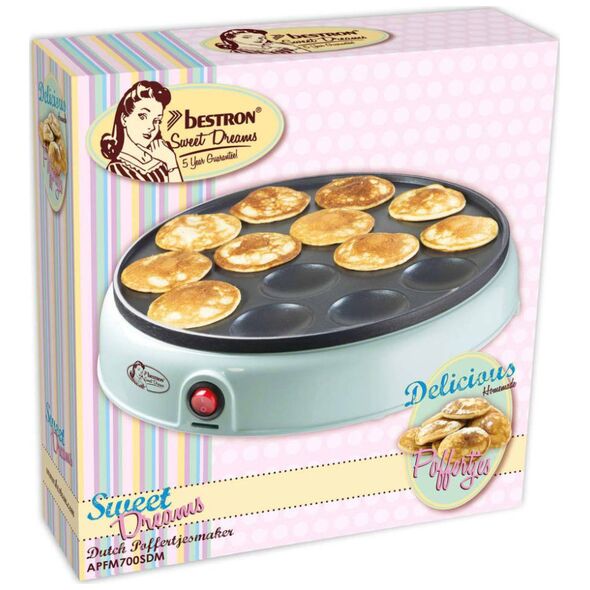 Bestron Bestron Naleśnikarka do holenderskich poffertjes APFM700SDM, 800 W