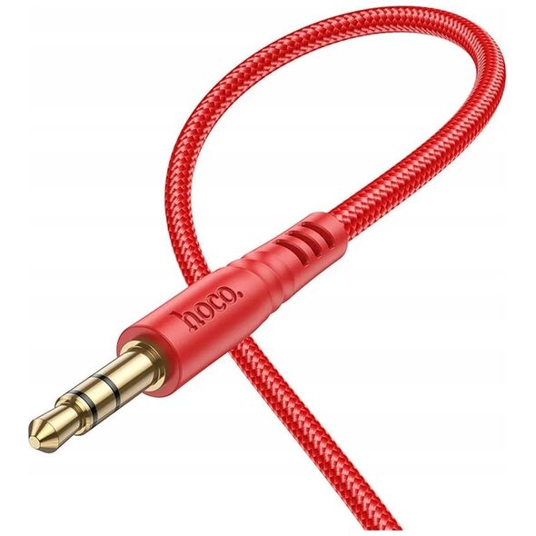 Kabel Hoco HOCO kabel AUX Jack 3,5 mm (męski) do Jack 3,5 mm (męski) UPA24 1 m czerwony