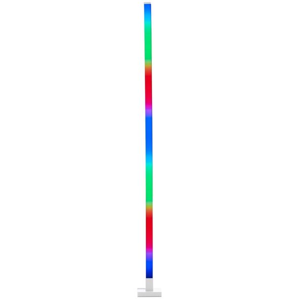 LED floor lamp BRILLIANT DONETTA, 6.5W, ICRGB, 125lm, DIM, music sensor, 150 cm, with remote control