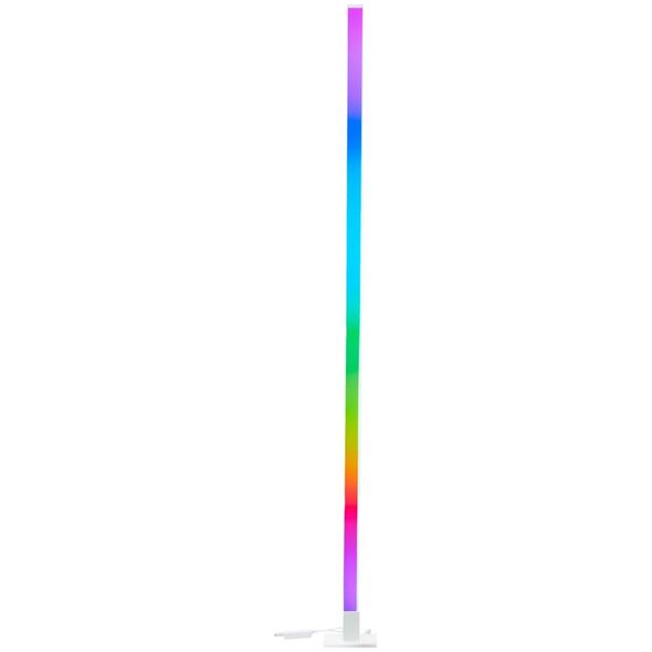LED floor lamp BRILLIANT DONETTA, 6.5W, ICRGB, 125lm, DIM, music sensor, 150 cm, with remote control