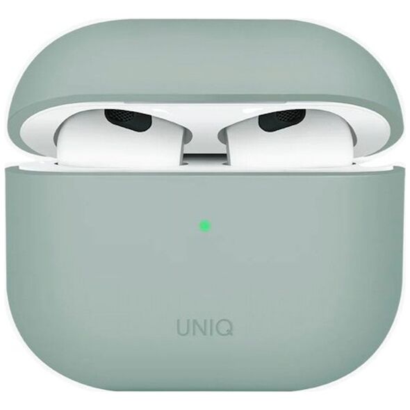 UNIQ Lino - etui silikonowe do AirPods 4 zielony - Gwarancja bezpieczeństwa. Proste raty. Bezpłatna wysyłka od 170 zł.