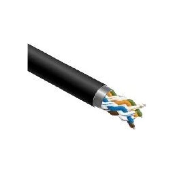 C-Tech C-TECH patch cord Cat6, FTP, μαύρο, 0,5 m 13243598 8954125014935