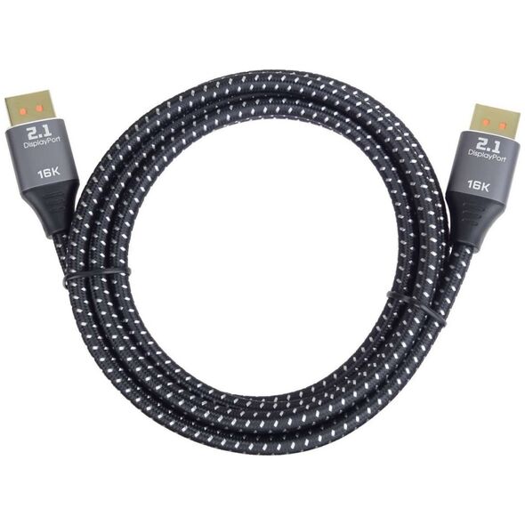 Καλώδιο PREMIUMCORD DisplayPort 2.1, 16K@60Hz, 8K@120Hz, 2m 14440857 8592220026042