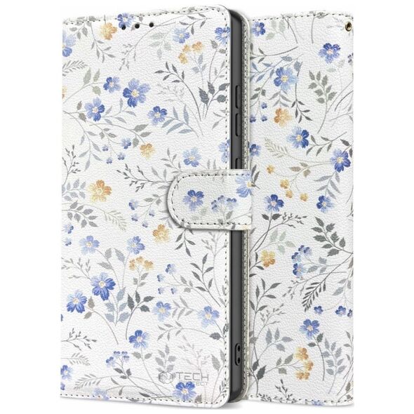 TECH-PROTECT WALLET XIAOMI REDMI NOTE 14 PRO 5G / PRO+ PLUS 5G / POCO X7 5G SPRING FLOWERS