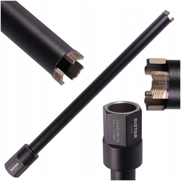 DISTAR DIAMOND CROWN RS-TX 1 1/4" 32mm x 450mm DRY