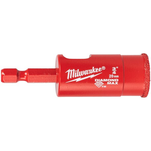 MILWAUKEE DIAMOND CROWN HEX 20mm
