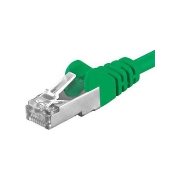 Καλώδιο Patch PremiumCord PREMIUMCORD CAT6a S-FTP, RJ45-RJ45, AWG 26/7 2m πράσινο 8936387 8592220016517