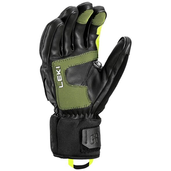 Leki LEKI GLOVES Griffin Pro 3D black/lime 7.0 13519665 4028173356317