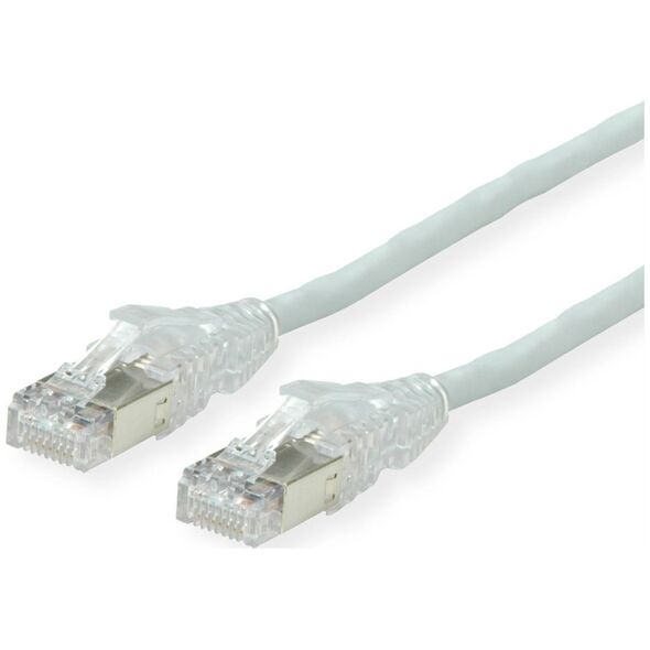 DTWYLER DTWYLER patch καλώδιο cat 6A (class EA) S/FTP, CU 7702 flex LSOH, AMP v2, cross, grey, 1 m. 13548799 7611990758074