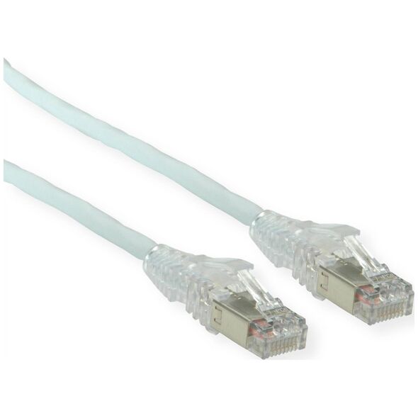 DTWYLER DTWYLER patch καλώδιο cat 6A (class EA) S/FTP, CU 7702 flex LSOH, AMP v2, cross, grey, 1 m. 13548799 7611990758074