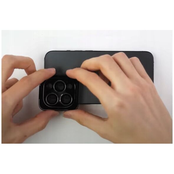 MyScreen Diamond Glass Camera Lens Cover for Samsung Galaxy S25 Ultra black
