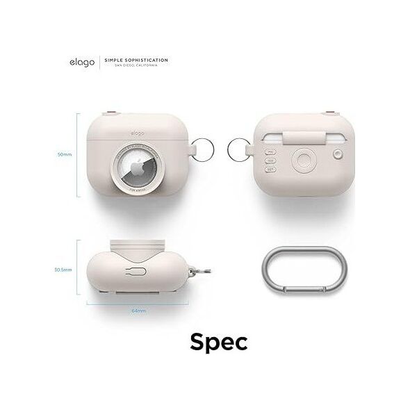 Elago Elago AirPods Pro 2 AT Snapshot - θήκη για AirPods Pro 2 μπεζ - Εγγύηση ασφαλείας. Απλές δόσεις. Δωρεάν αποστολή από 170 PLN. 13340503 8809788485076