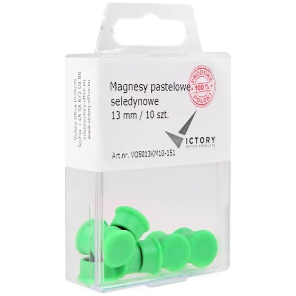 Victory Office Product VICTORY OFFICE MAGNETS 13MM 10 ΤΕΜ. ΚΕΛΑΣΤΕ ΠΑΣΤΕΛ 7982670 5904251004792