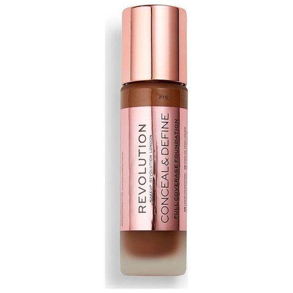 Makeup Revolution Makeup Revolution, Conceal & Define, Oil Free, Cream Foundation, F 15, 23 ml για γυναίκες 13075557 5057566046251