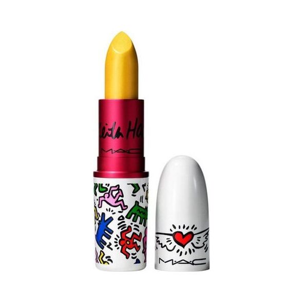 MAC MAC, Viva Glam X Keith Haring, Longwear, Κρεμ κραγιόν, κίτρινο, 3 g για γυναίκες 13076087 773602641918