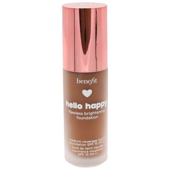 Benefit Benefit, Hello Happy, Brightening, Liquid Foundation, 12, Deep Warm, SPF 15, 30 ml για γυναίκες 13079301 602004105707